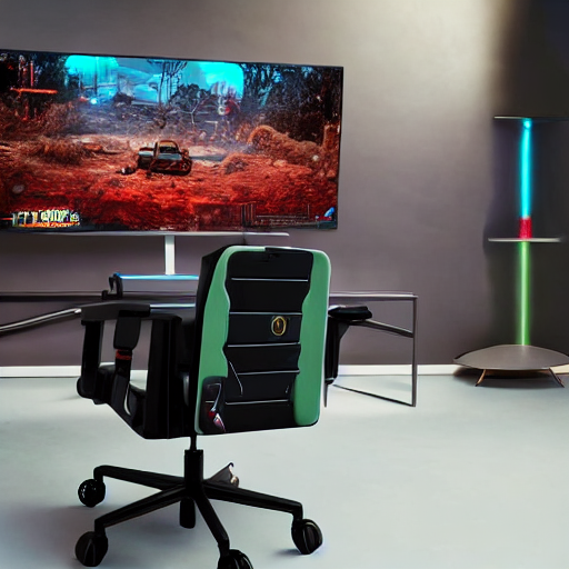 gaming chair setup