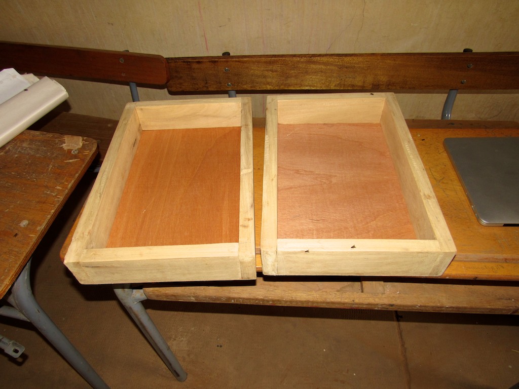 Custom wood molds for resin pours