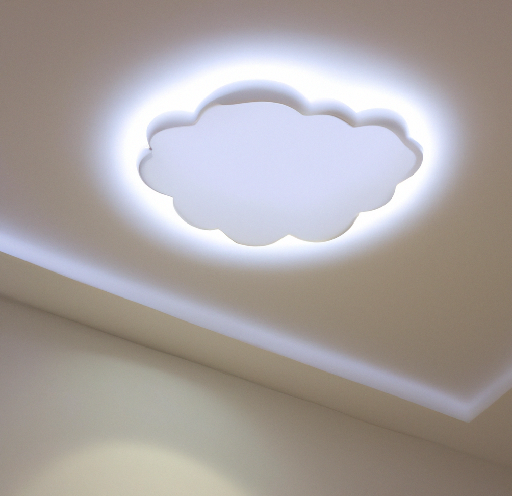 diy led light cloud ceiling light
