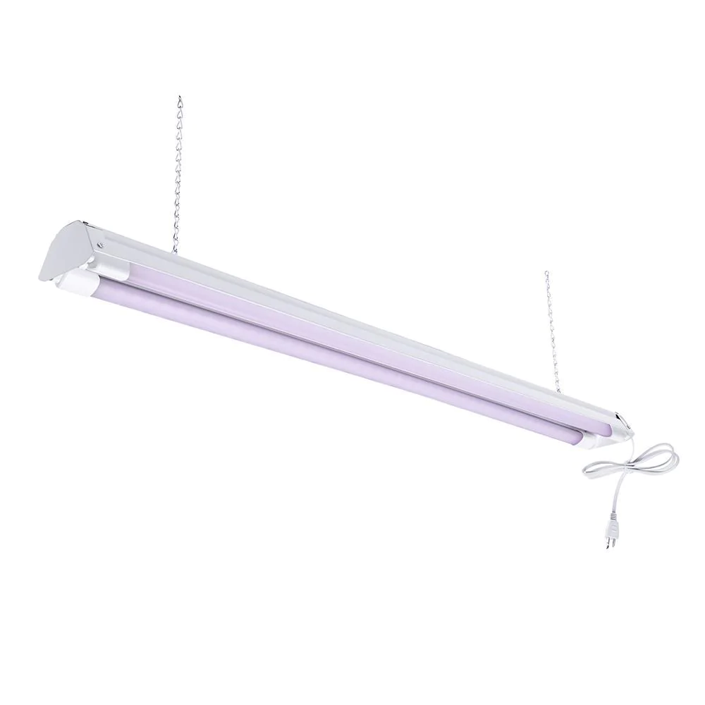 wattage of a 4-foot LED light can vary based on brightness level