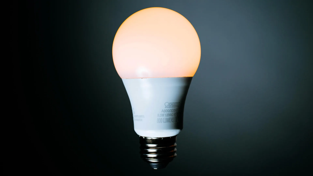 Dimmed LED light bulb