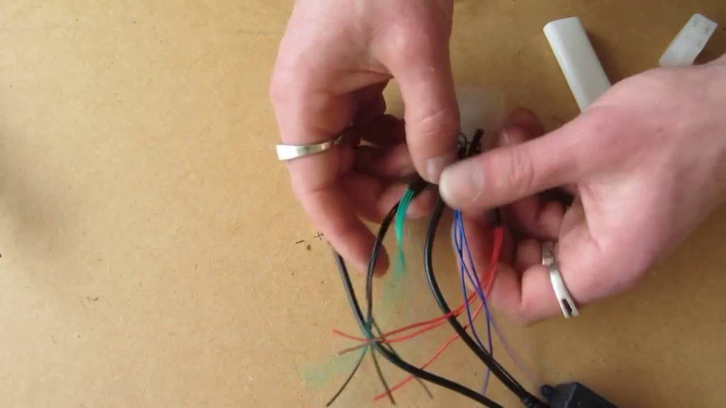 RGB LED strip wires