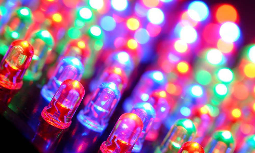 Colorful LEDs perfect for any fun and simple DIY projects